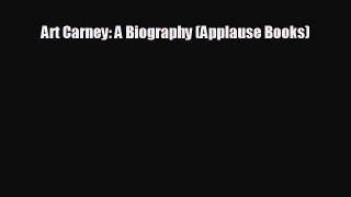 different  Art Carney: A Biography (Applause Books)