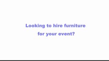 Furniture hire in Joburg