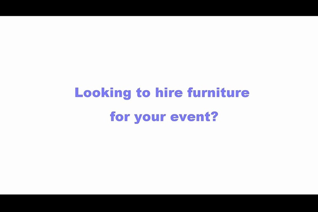 Furniture hire in Joburg
