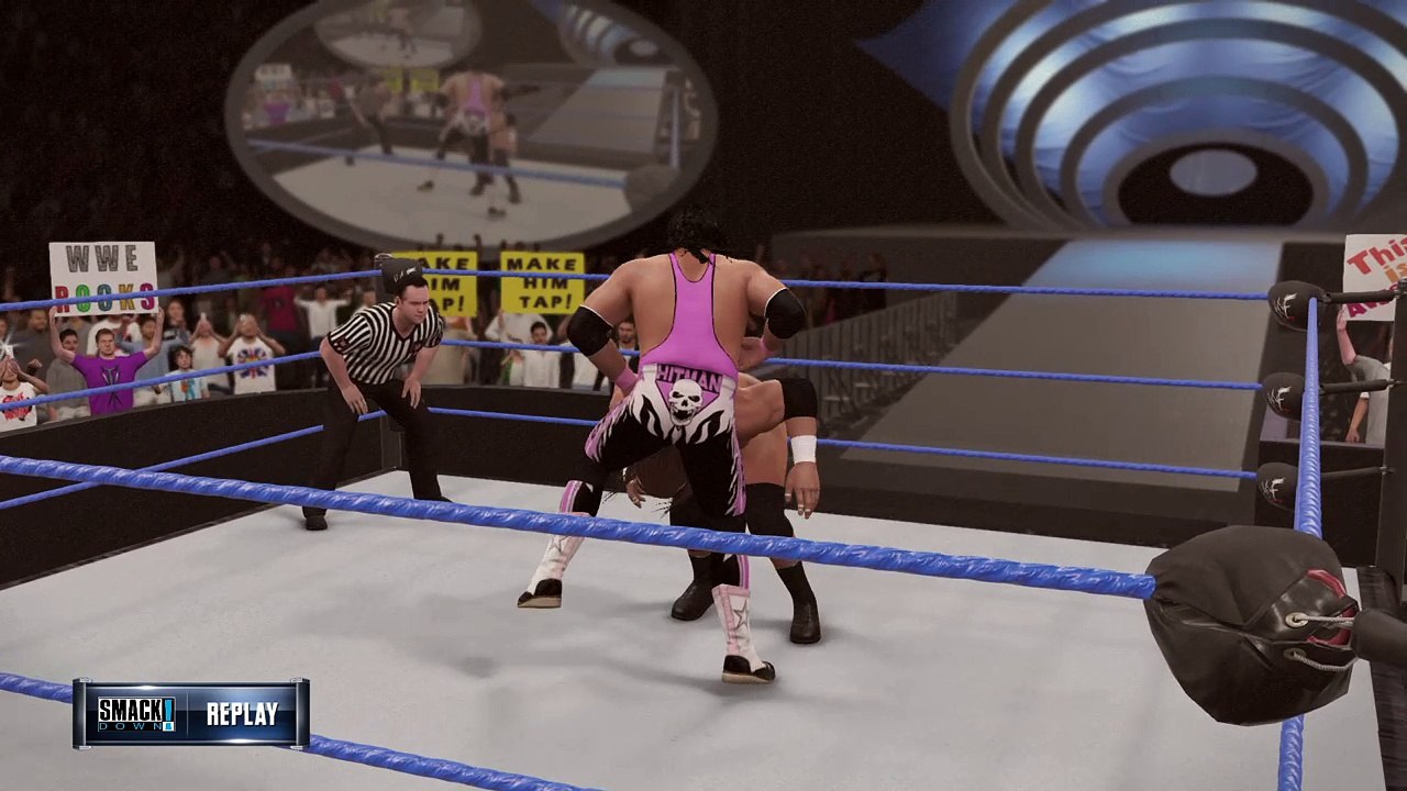 WWE 2K16 bret hart v triple h highlights