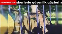 Beştepe'de darbeci askerlerle güvenlik güçleri arasındaki çatışma anı