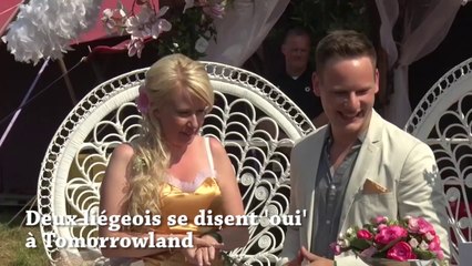 Un couple de Liégeois se dit 'oui' à Tomorrowland