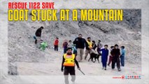 Rescue 1122 Save Goat Stuck At A Mountain