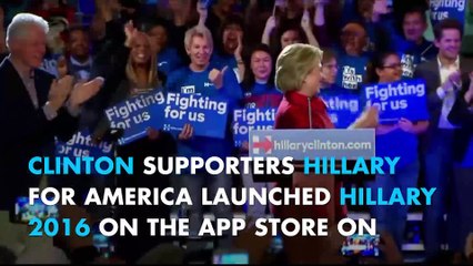 Hillary Clinton launches a new app for election