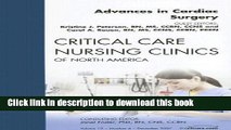 [PDF]  Cardiac Surgery, An Issue of Critical Care Nursing Clinics  [Download] Full Ebook
