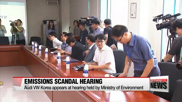 Audi Volkswagen Korea appears at hearing to explain faked document accusations