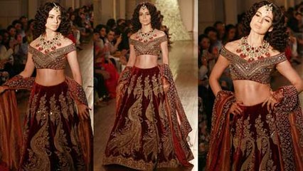 Kangana Ranaut walks the ramp as Mughal princess icw 2016 day