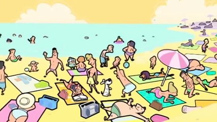 Mr Bean - Driving on the beach