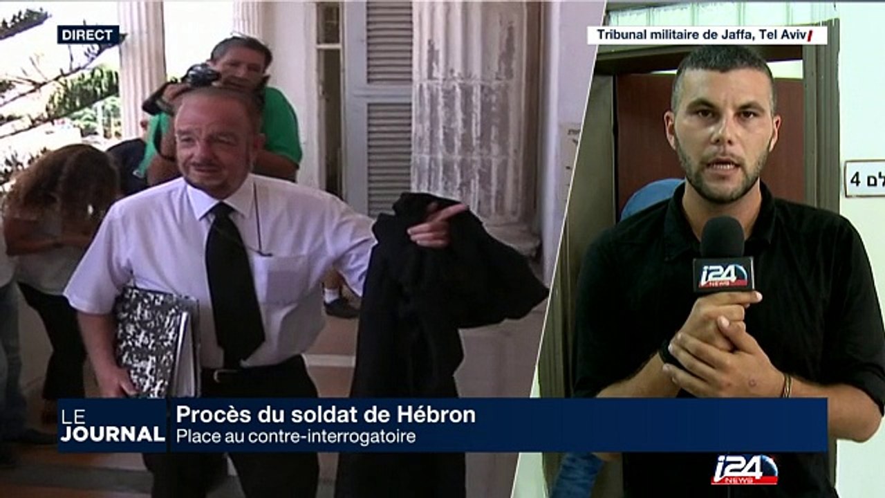 Contre-interrogatoire difficile pour le soldat d'Hébron