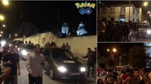 Vê a loucura do Pokémon Go junto a um cemitério em Vila Nova de Gaia