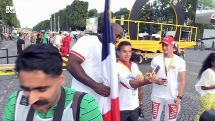 Teddy Riner, porte-drapeau de la délégation française à Rio.