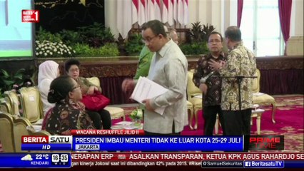 Isu Menteri Dilarang ke Luar Negeri, Reshufflekah?