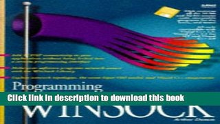 Download Programming Winsock/Book and Disk  Ebook Online