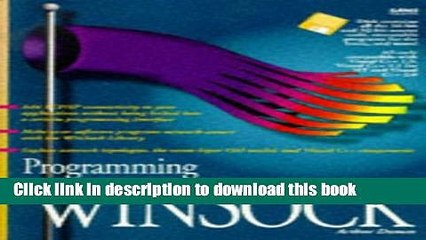 Download Programming Winsock/Book and Disk  Ebook Online