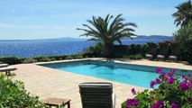 Vente VILLA aux Issambres 83380 - Vue Mer panoramique sur la baie et village de Saint Tropez