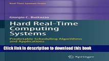 Read Hard Real-Time Computing Systems: Predictable Scheduling Algorithms and Applications