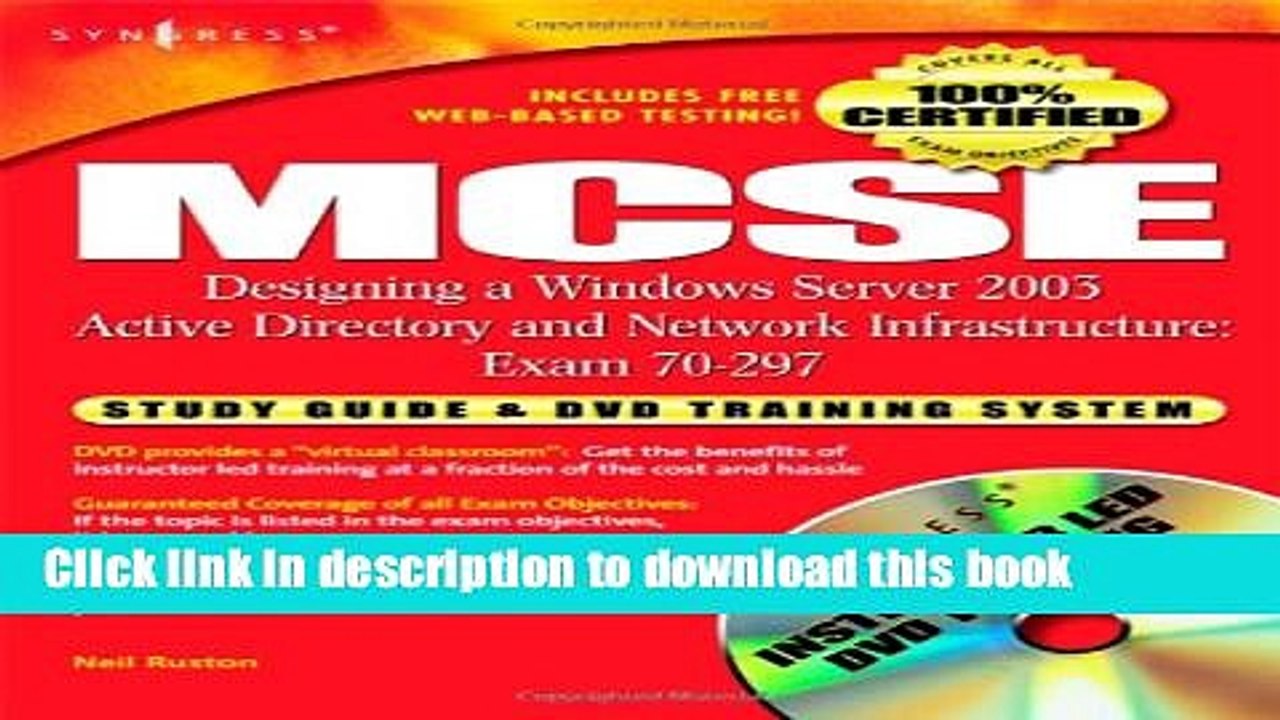 Read MCSE Designing a Windows Server 2003 Active Directory   Network Infrastructure: Exam 70-297