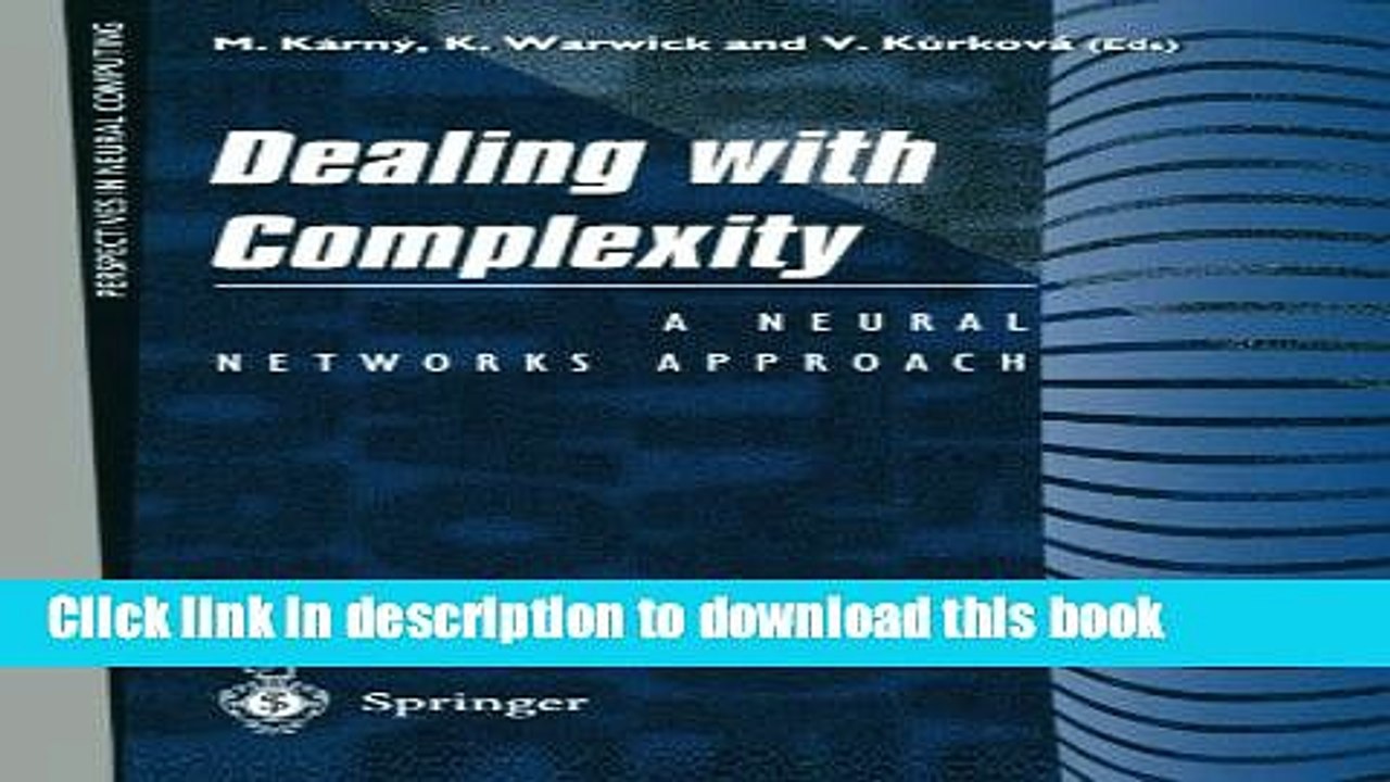 Read Dealing with Complexity: A Neural Networks Approach (Perspectives in Neural Computing) Ebook