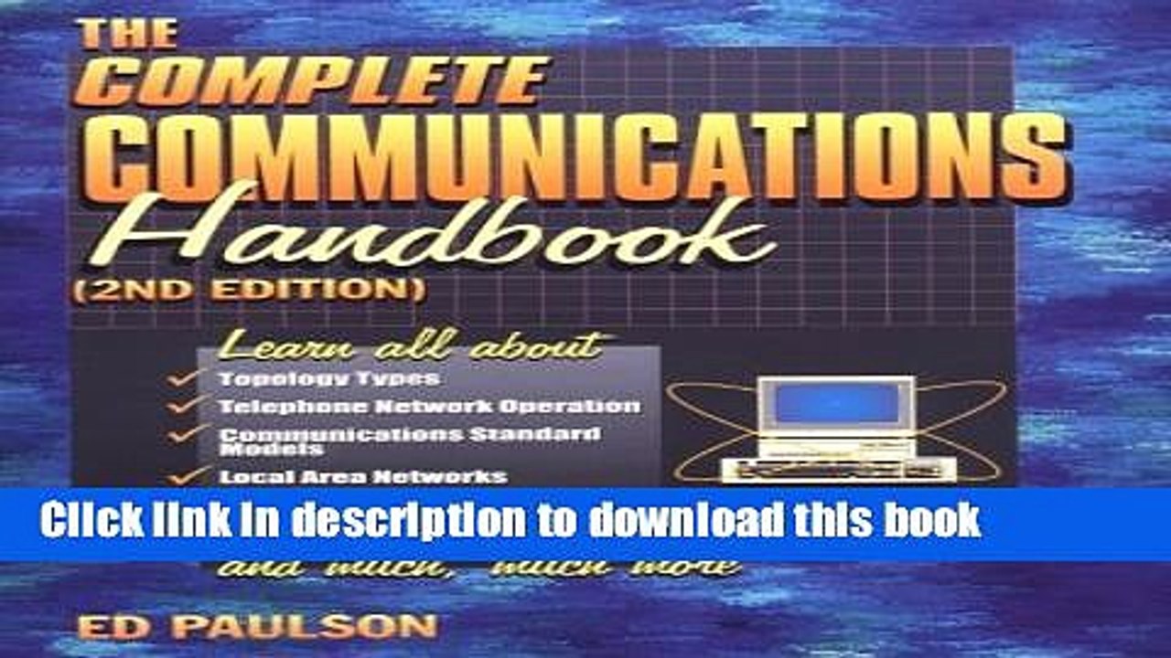 Read Complete Communications Handbook, 2nd Edition  Ebook Free