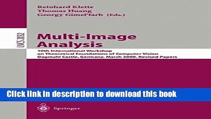 Read Multi-Image Analysis: 10th International Workshop on Theoretical Foundations of Computer
