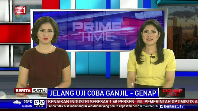 Daftar Ruas Jalan Uji Coba Pelat Ganjil Genap