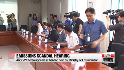 Audi Volkswagen Korea appears at hearing to explain faked document accusations
