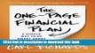 Read The One-Page Financial Plan: A Simple Way to Be Smart About Your Money  Ebook Free