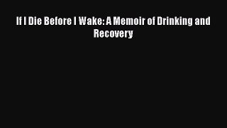 READ FREE FULL EBOOK DOWNLOAD  If I Die Before I Wake: A Memoir of Drinking and Recovery