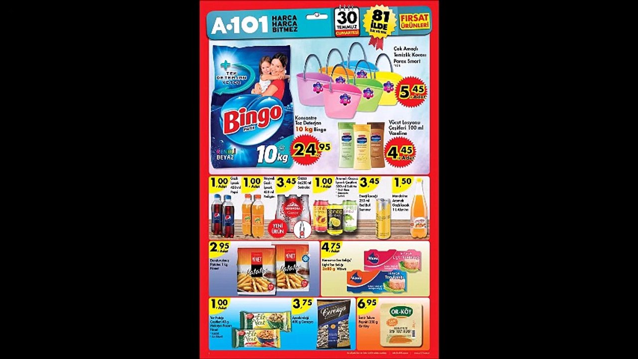 A101 30 – 31 Temmuz 2016
