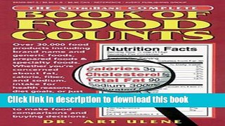 Read Books The NutriBase Complete Book of Food Counts ebook textbooks