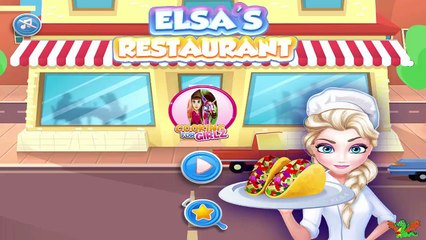 Elsa Cooking Taco Game  - Frozen Video Games For Girls