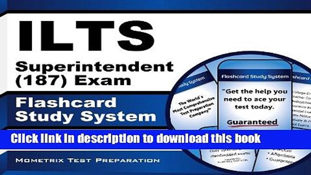 Read ILTS Superintendent (187) Exam Flashcard Study System: ILTS Test Practice Questions Review