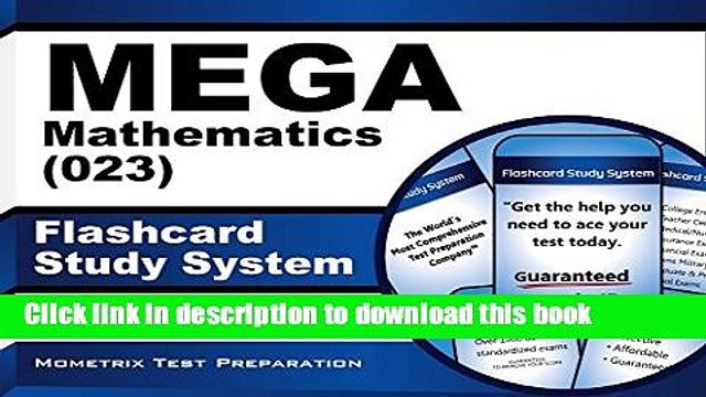 Read MEGA Mathematics (023) Flashcard Study System: MEGA Test Practice Questions Exam Review for