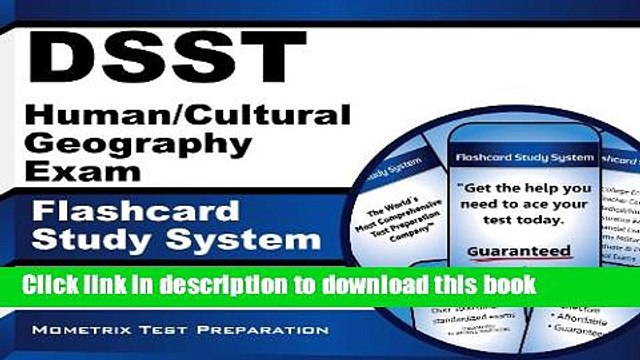 Read DSST Human/Cultural Geography Exam Flashcard Study System: DSST Test Practice Questions