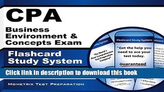 Read CPA Business Environment   Concepts Exam Flashcard Study System: CPA Test Practice