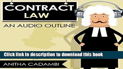 [PDF]  Contracts Law AudioLearn - A Course Outline  [Download] Online