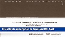 [PDF]  Codex Alimentarius Commission: Procedural Manual: Joint FAO/WHO Food Standards Programme