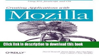 Read Creating Applications with Mozilla Ebook Free