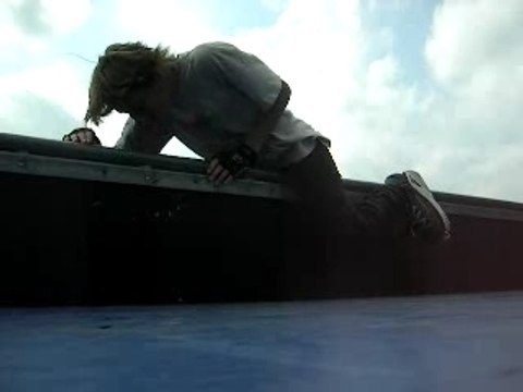 Roller agressif gamelle