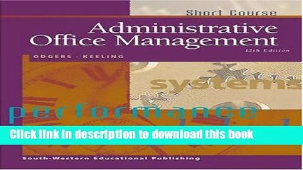 Download Administrative Office Management, Short Course  PDF Online