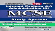 Read Internet Explorer 4.0 Administration Kit McSe Study Guide: McSe Study Guide Ebook Free
