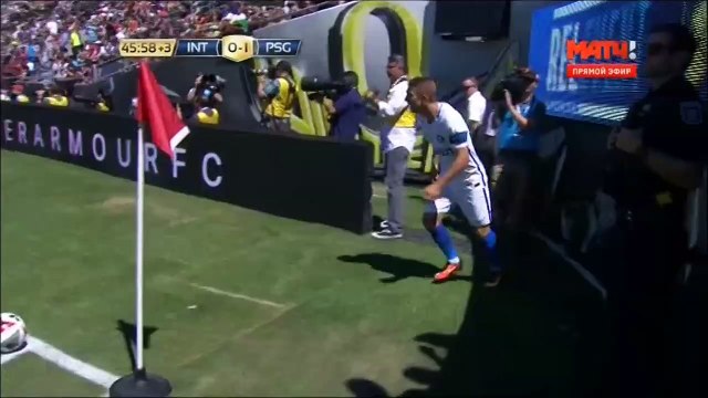 Интернационале - Пари Сен-Жермен 1-3 (24 июля 2016 г, Международный кубок чемпионов)