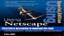 Read Special Edition Using Netscape Communicator 4 Ebook Free