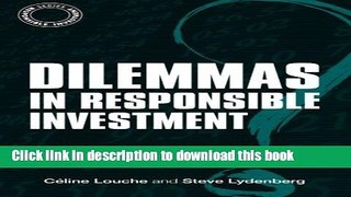 Read Dilemmas in Responsible Investment  Ebook Free