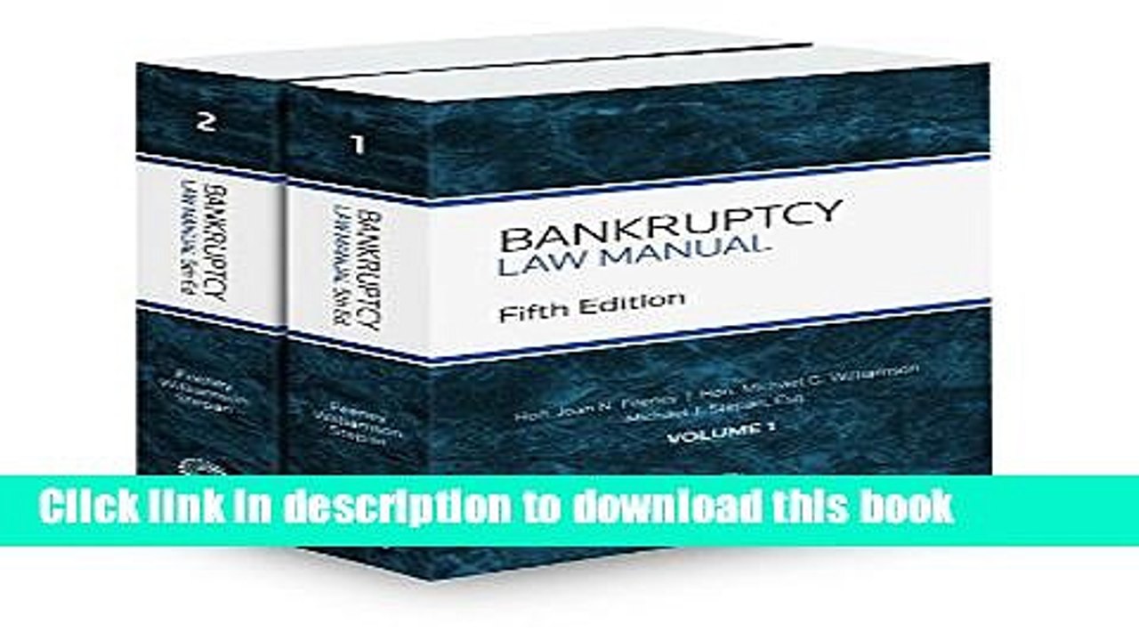 [PDF]  Bankruptcy Law Manual, 5th, 2015-2 ed. by Honorable Joan Feeney (2014-12-22)  [Download]