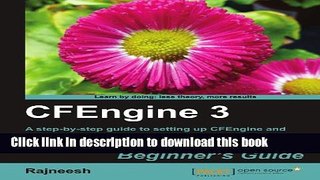 Read CFEngine 3 Beginner s Guide Ebook Free
