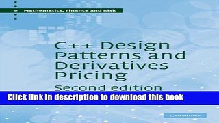 Read C++ Design Patterns and Derivatives Pricing  Ebook Free