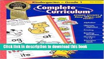 Download Complete Curriculum Kindergarten - Grade 1: Home Learning Tools  Ebook Free