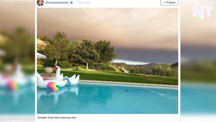 See Celebrity Instagrams of The Santa Clarita Wildfire