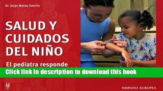 Read Salud y Cuidados del Nino / Heath And Care of Children Ebook Free